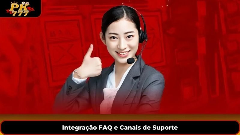 Integração FAQ e Canais de Suporte